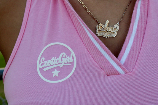 Varsity Baseball Edition Romper (PINK) ⚾️💕