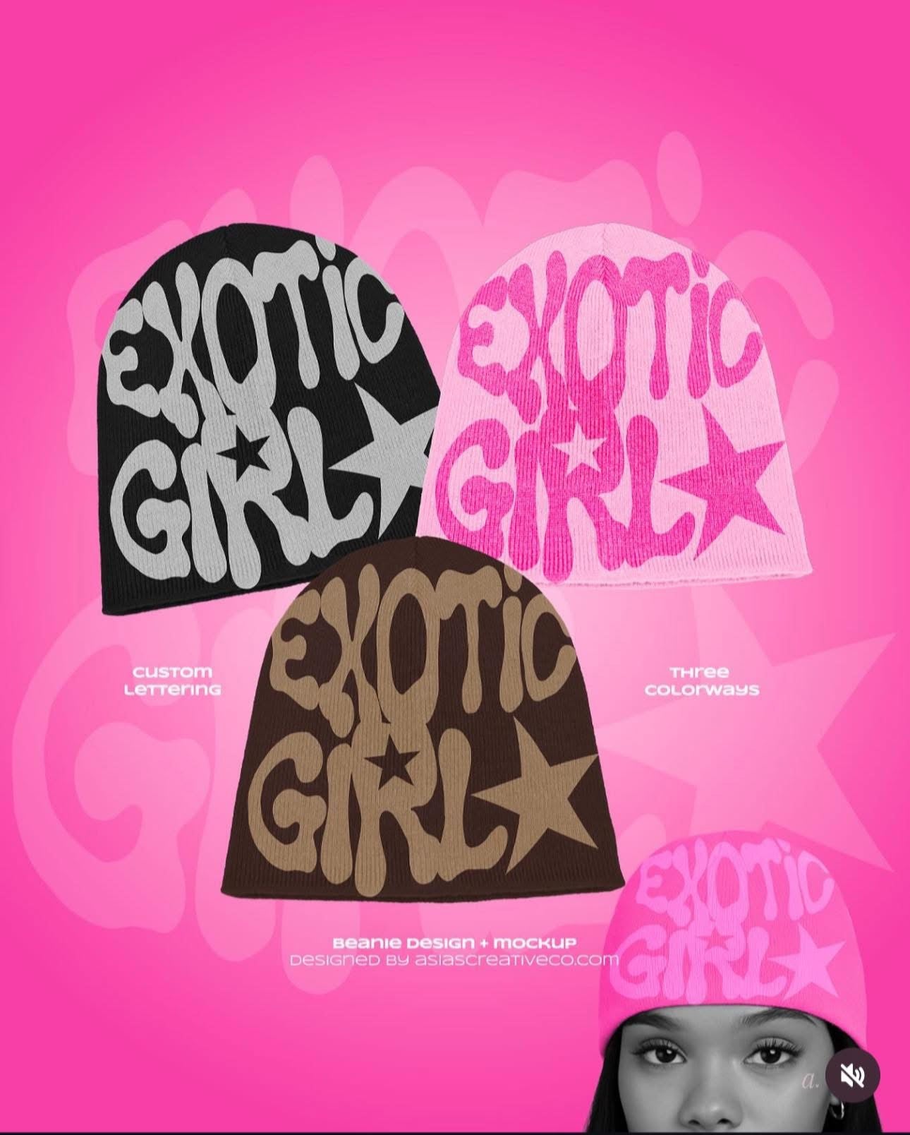 Exotigirl beanies 🌟